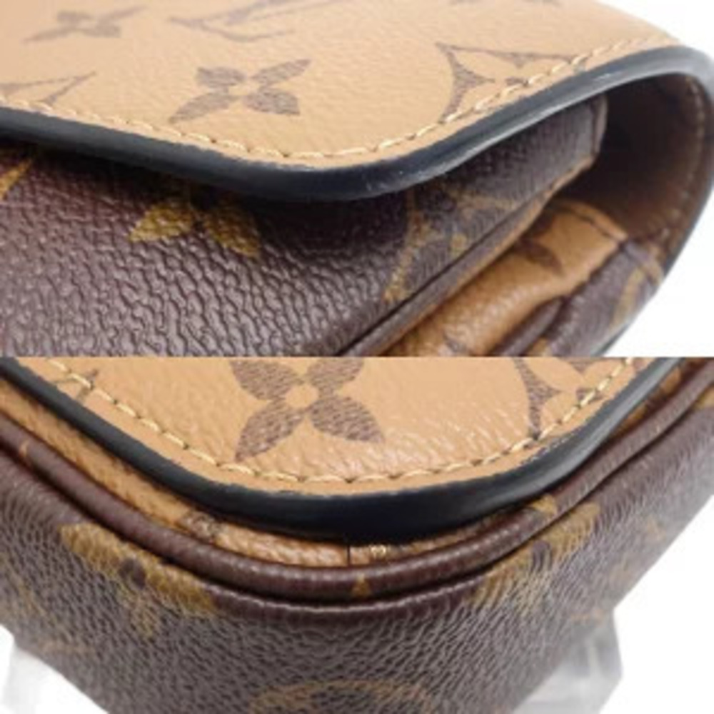 Louis Vuitton Monogram Crossbody Shoulder Metis Pochette Brown Bag Reverse - Picture 5 of 9